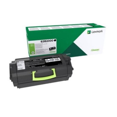 Toner Original Lexmark Black, 63B2000, pentru MX717|MX718, 11K, (timbru verde 1.2 lei) , "63B2000"