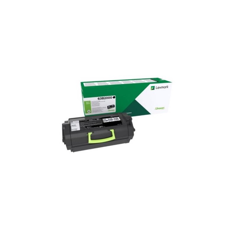 Toner Original Lexmark Black, 63B2000, pentru MX717|MX718, 11K, (timbru verde 1.2 lei) , "63B2000"