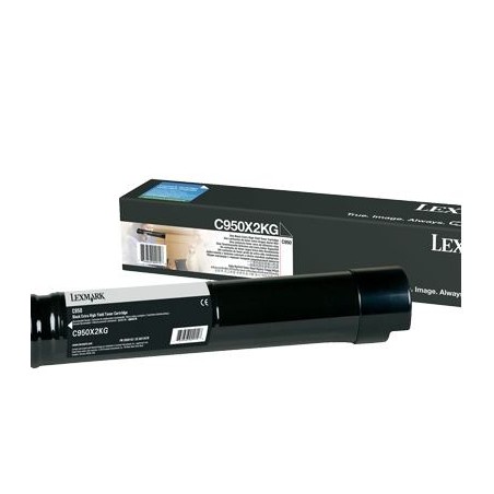 Toner Original Lexmark Black, C950X2KG, pentru C950, 38K, (timbru verde 1.2 lei) , "C950X2KG"
