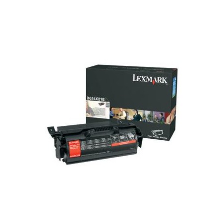 Toner Original Lexmark Black, X654X31E, pentru X654|X656|X658, 36K, (timbru verde 1.2 lei) , "X654X31E"
