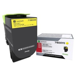 Toner Original Lexmark Yellow, 71B0040, pentru CX317|CS317|CX417|CS417|CS517|CX517, 2.3K, (timbru verde 1.2 lei) , "71B0040"