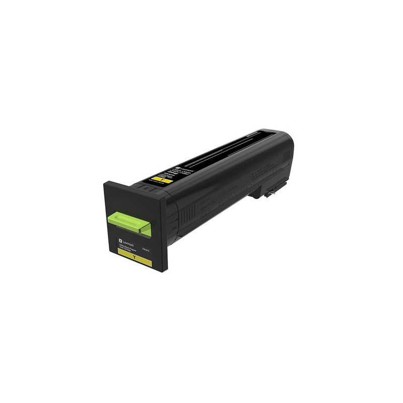 Toner Original Lexmark Yellow, 72K20Y0, pentru CX820|CX825|CX860, 8K, (timbru verde 1.2 lei) , "72K20Y0"