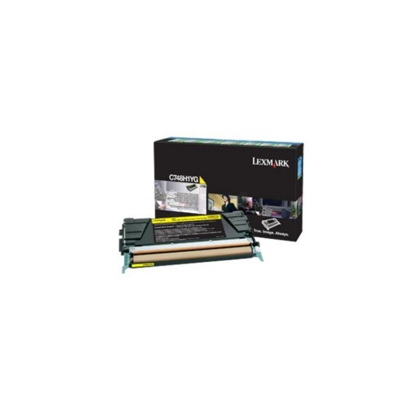 Toner Original Lexmark Yellow, C748H3YG, pentru C748 Series, 10K, (timbru verde 1.2 lei) , "C748H3YG"