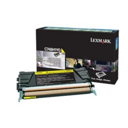 Toner Original Lexmark Yellow, C748H3YG, pentru C748 Series, 10K, (timbru verde 1.2 lei) , "C748H3YG"