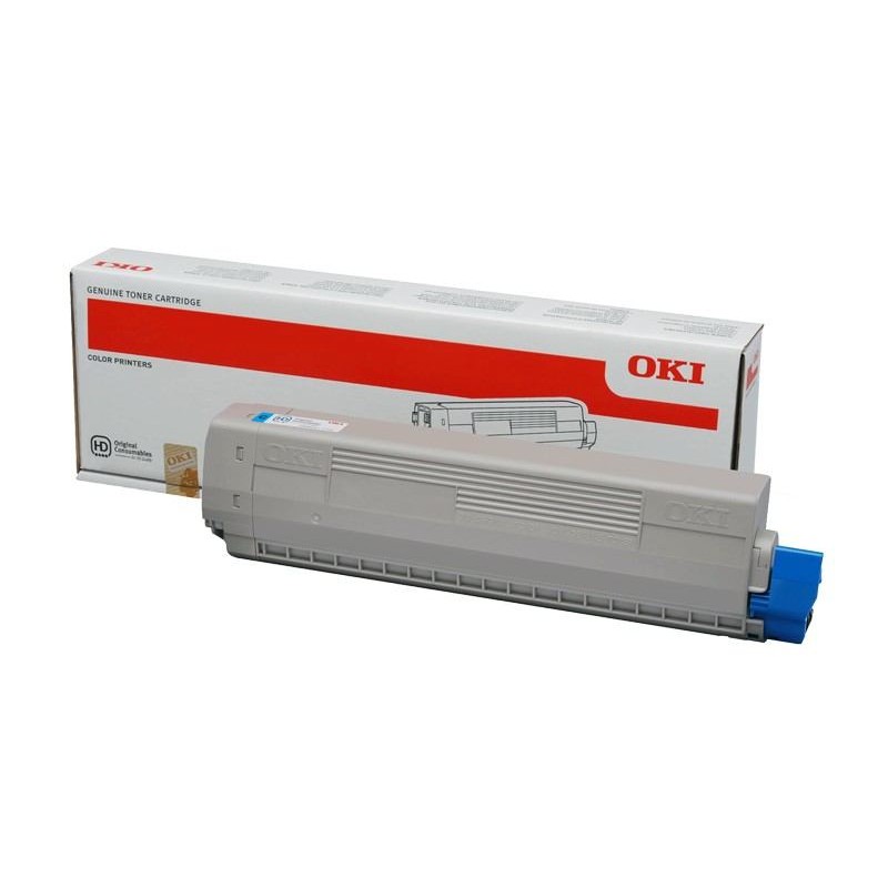 Toner Original OKI Cyan, 44844507, pentru C831|C841, 10K,"44844507"