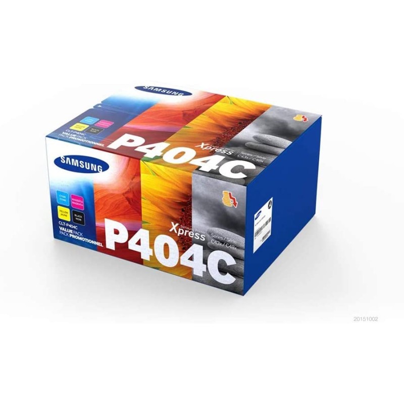 Combo-Pack Original Samsung CMYK, P404C, pentru  SL-C430|C480, 1.5K, (timbru verde 1.2 lei) , "SU365A"
