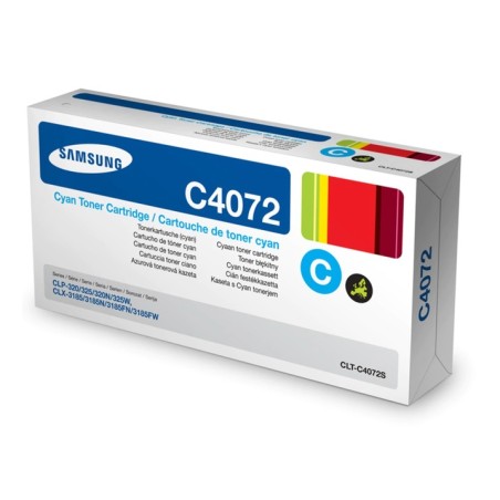 Toner Original Samsung Cyan, C4072S, pentru CLP-320|CLP-325|CLX-3185, 1K, (timbru verde 1.2 lei) , "ST994A"