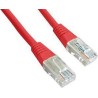 PATCH CORD UTP GEMBIRD Cat5e, cupru-aluminiu, 3 m, rosu, AWG26, "PP12-3M/R" /45505699 (timbru verde 0.08 lei)
