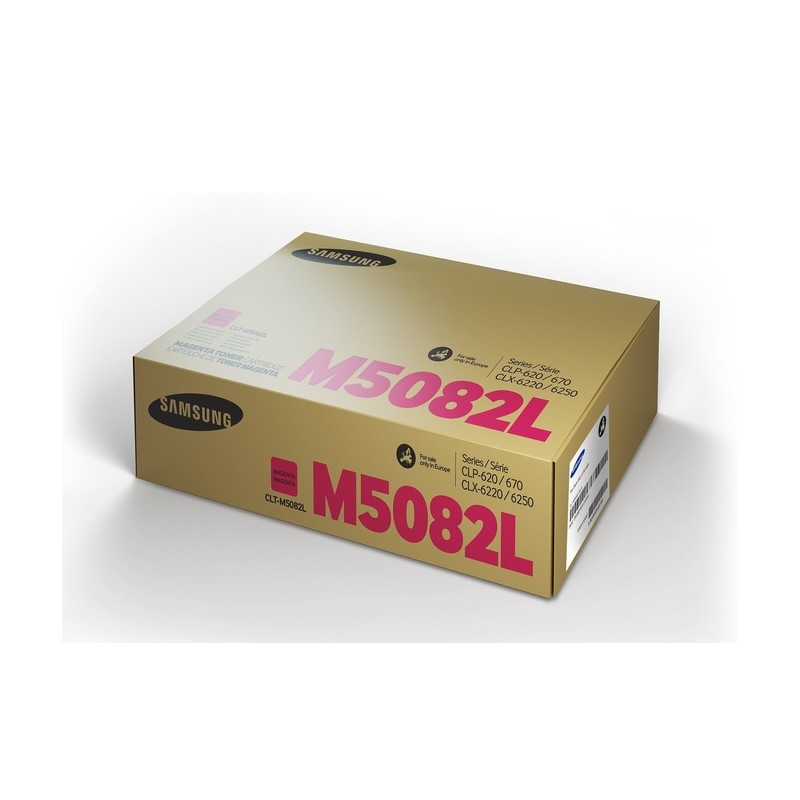 Toner Original Samsung Magenta, M5082L, pentru CLP-620|CLP-670, 4K, (timbru verde 1.2 lei) , "SU322A"