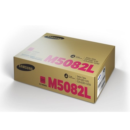 Toner Original Samsung Magenta, M5082L, pentru CLP-620|CLP-670, 4K, (timbru verde 1.2 lei) , "SU322A"
