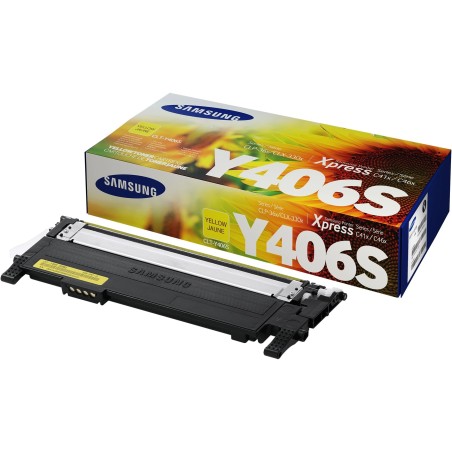 Toner Original Samsung Yellow, Y406S, pentru CLP-360|365||CLX-3300|3305, 1K, (timbru verde 1.2 lei) , "SU462A"