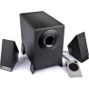 BOXE EDIFIER 2.1, RMS:8.5W(2x2W,1x4.5W),telecomanda pe fir,black;raport semnal-zgomot:85dBA,frecv rasp-sateliti:150Hz-20kHz,subw