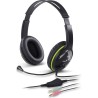 CASTI Genius, "HS-400A", cu fir, standard, utilizare multimedia, microfon pe brat, conectare prin Jack 3.5 mm x 2, negru, "31710