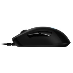 MOUSE LOGITECH, "G403 HERO", gaming, cu fir, USB, optic, 16000 dpi, butoane/scroll 6/1, iluminare, butoane programabile, negru, 