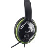 CASTI Genius, "HS-400A", cu fir, standard, utilizare multimedia, microfon pe brat, conectare prin Jack 3.5 mm x 2, negru, "31710