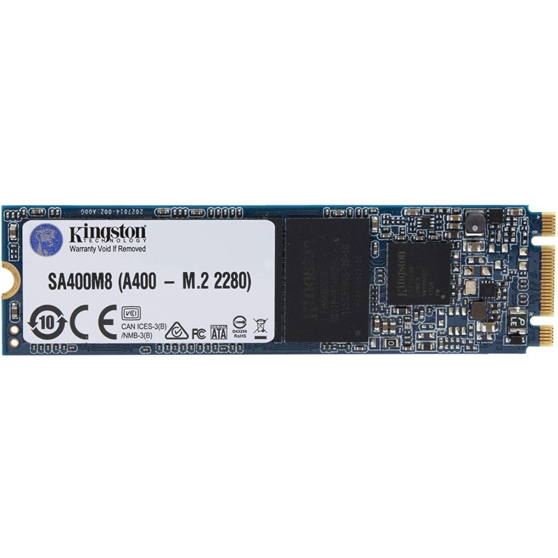 SSD KINGSTON, A400, 480 GB, M.2, S-ATA 3, 3D Nand, R/W: 500/450 MB/s, "SA400M8/480G"