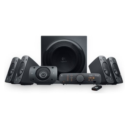 BOXE LOGITECH 5.1, RMS: 500W (4 x 67W, 1 x 165W, 1 x 67W), telecomanda wireless, black, "Z906" "980-000468" (timbru verde 4.00 l