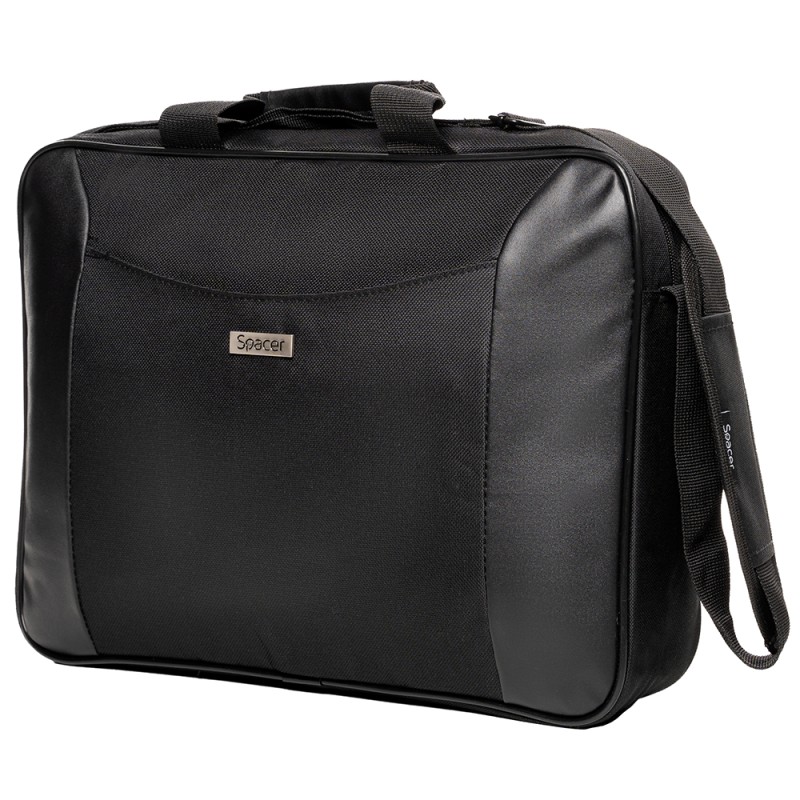 GEANTA SPACER, pt. notebook de max. 15.6", 1 compartiment, fara buzunare, waterproof,  nylon, negru, "Dots",  "SPM7942" ( EAN: 5