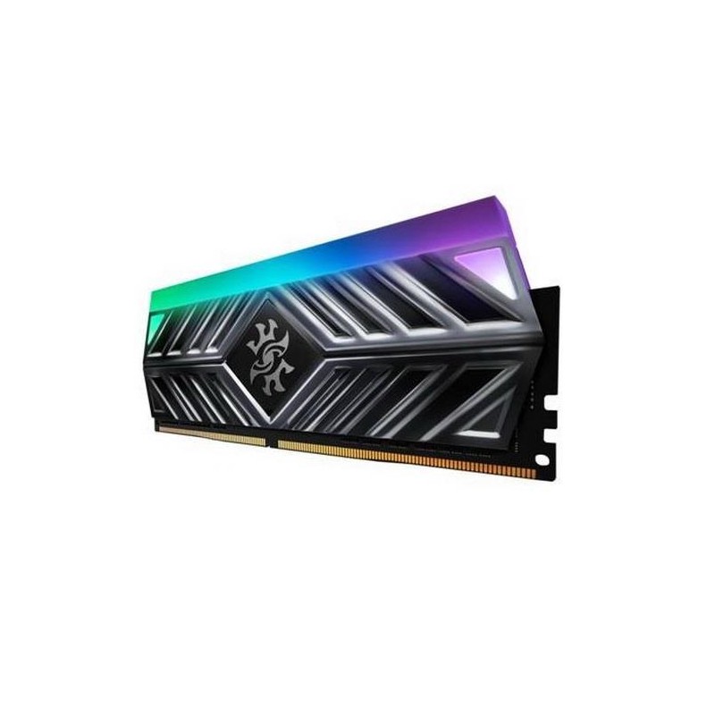 Memorii ADATA gaming DDR4 8 GB, frecventa 3000 MHz, 1 modul, radiator, iluminare RGB, "AX4U300038G16A-ST41"