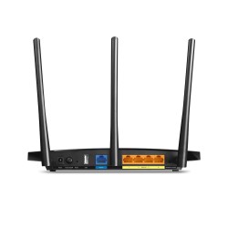 ROUTER TP-LINK wireless 1900Mbps, MU-MIMO, 4 porturi Gigabit, 3 antene externe, port USB, Dual Band 2.4 GHz+5 GHz AC1900 "Archer