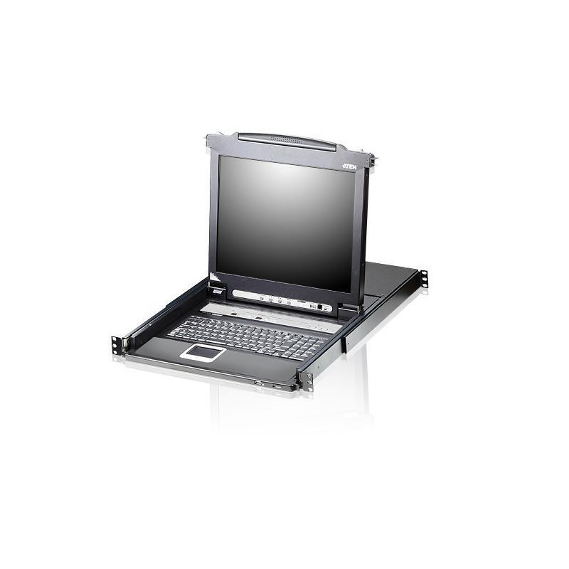 CONSOLA KVM ATEN control 8 PC la 1 consola, conector tip SPHD-15 (M) x 9, "CL5708M-ATA-AG" (timbru verde 2.00 lei)