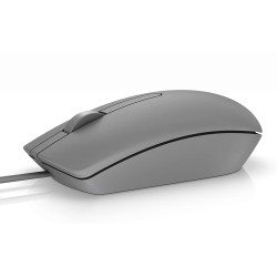 MOUSE DELL, "MS116", PC sau NB, cu fir, USB, optic, 1000 dpi, butoane/scroll 3/1, , gri, "570-AAIT" (timbru verde 0.18 lei)
