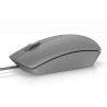 MOUSE DELL, "MS116", PC sau NB, cu fir, USB, optic, 1000 dpi, butoane/scroll 3/1, , gri, "570-AAIT" (timbru verde 0.18 lei)