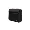GEANTA SPACER, pt. notebook de max. 16", 1 compartiment, buzunar frontal, buzunar dorsal cu velcro,  waterproof,  nylon, negru, 