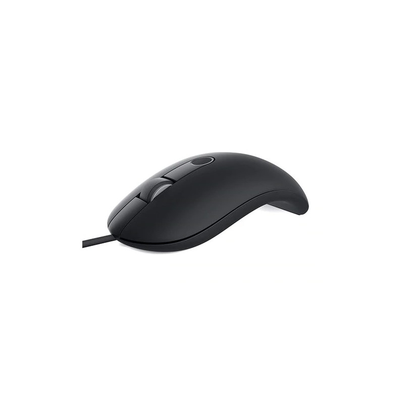 MOUSE DELL, "MS819", PC sau NB, cu fir, USB, optic, 1000 dpi, butoane/scroll 3/1, fingerprint Reader, negru, "570-AARY" (timbru 