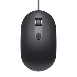 MOUSE DELL, "MS819", PC sau NB, cu fir, USB, optic, 1000 dpi, butoane/scroll 3/1, fingerprint Reader, negru, "570-AARY" (timbru 