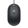 MOUSE DELL, "MS819", PC sau NB, cu fir, USB, optic, 1000 dpi, butoane/scroll 3/1, fingerprint Reader, negru, "570-AARY" (timbru 
