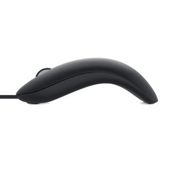 MOUSE DELL, "MS819", PC sau NB, cu fir, USB, optic, 1000 dpi, butoane/scroll 3/1, fingerprint Reader, negru, "570-AARY" (timbru 