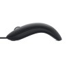 MOUSE DELL, "MS819", PC sau NB, cu fir, USB, optic, 1000 dpi, butoane/scroll 3/1, fingerprint Reader, negru, "570-AARY" (timbru 