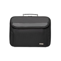 GEANTA SPACER, pt. notebook de max. 16", 1 compartiment, buzunar frontal, buzunar dorsal cu velcro,  waterproof,  nylon, negru, 