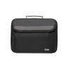 GEANTA SPACER, pt. notebook de max. 16", 1 compartiment, buzunar frontal, buzunar dorsal cu velcro,  waterproof,  nylon, negru, 