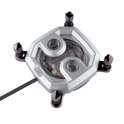 WATER block CORSAIR, filet pt. CPU, skt Intel LGA 2011/2066 AMD sTR4/sTRX4, pt filet G 1/4", luminat RGB, silver, "CX-9010001-WW