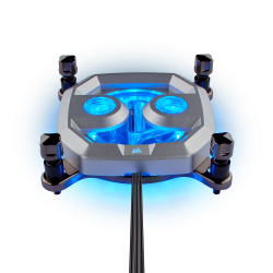WATER block CORSAIR, filet pt. CPU, skt Intel LGA 2011/2066 AMD sTR4/sTRX4, pt filet G 1/4", luminat RGB, silver, "CX-9010001-WW
