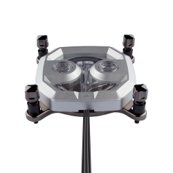 WATER block CORSAIR, filet pt. CPU, skt Intel LGA 2011/2066 AMD sTR4/sTRX4, pt filet G 1/4", luminat RGB, silver, "CX-9010001-WW