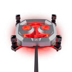 WATER block CORSAIR, filet pt. CPU, skt Intel LGA 2011/2066 AMD sTR4/sTRX4, pt filet G 1/4", luminat RGB, silver, "CX-9010001-WW