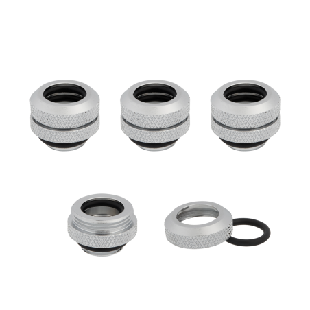 FITTING tub CORSAIR, filet G1/4", fitting straight, pt hard tube, OD 12 mm, chrome, "CX-9052000-WW"