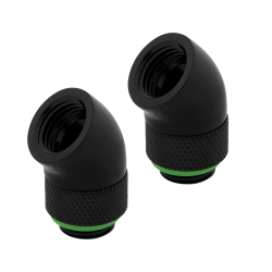 FITTING adaptor CORSAIR, filet G1/4", fitting angled rotary 45°, black, "CX-9055002-WW"