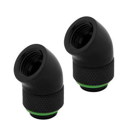 FITTING adaptor CORSAIR, filet G1/4", fitting angled rotary 45°, black, "CX-9055002-WW"