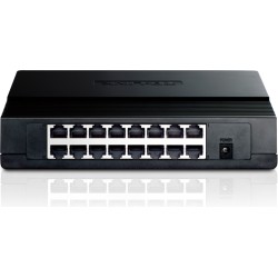 SWITCH TP-LINK 16 porturi 10/100Mbps, carcasa plastic "TL-SF1016D" (timbru verde 2 lei)