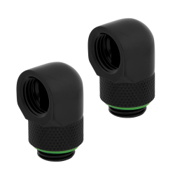 FITTING adaptor CORSAIR, filet G1/4", fitting angled rotary 90°, black, "CX-9055009-WW"