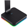 SUPORT casti Corsair, "ST100 RGB", conectare prin USB 3.1 x 2, negru, "CA-9011167-EU"