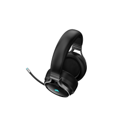 CASTI Corsair, "Virtuoso RGB", wireless, cu fir, gaming, utilizare multimedia, mic pe brat, detasabil, conectare prin 2.4 GHz(Wi