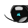 CASTI Corsair, "Virtuoso RGB", wireless, cu fir, gaming, utilizare multimedia, mic pe brat, detasabil, conectare prin 2.4 GHz(Wi