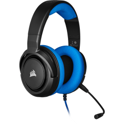 CASTI Corsair, "HS35", cu fir, gaming, utilizare multimedia, smartphone, microfon pe brat, conectare prin Jack 3.5 mm, negru / a