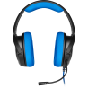 CASTI Corsair, "HS35", cu fir, gaming, utilizare multimedia, smartphone, microfon pe brat, conectare prin Jack 3.5 mm, negru / a