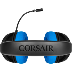CASTI Corsair, "HS35", cu fir, gaming, utilizare multimedia, smartphone, microfon pe brat, conectare prin Jack 3.5 mm, negru / a